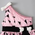 thumbnail image 6 of Odeerbi Toddler Girls Halloween Dress Irregular Tulle One Shoulder Dress with Hairband, 6 of 6