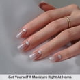 thumbnail image 2 of Pegamento de gel BtartBox con punta francesa, corto y cuadrado, de la marca Press On Nails, 2 of 7