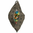 thumbnail image 3 of Ethnic Lounger Chair Bag, Oriental Damask Motif in Earth Tones Moroccan Tribal Style Mosaic Art Boho, High Capacity Storage with Handle Container, Lounger Size, Dark Grey and Tan, by Ambesonne, 3 of 5