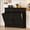 Black, variant on AHB Double Tilt Out Trash Cabinet with Drawers & Handles, Fits Two 13 Gallon Trash Bins for Kitchen, 39.76"L x 13.58"W x 38.58"H, Light Wood
