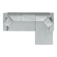 thumbnail image 5 of Jennifer Taylor Home Brenley 110.5" RAF Sofa-in-a-Box Sectional Sofa, Ash Gray Chenille, 5 of 8