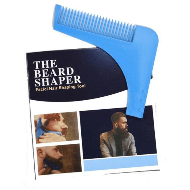 Beard Shaper Comb for Shaving - Symmetric Beards Shaping Tool, Styling Template, Facial Hair Grooming Kit Guide for Men by Shave Classic