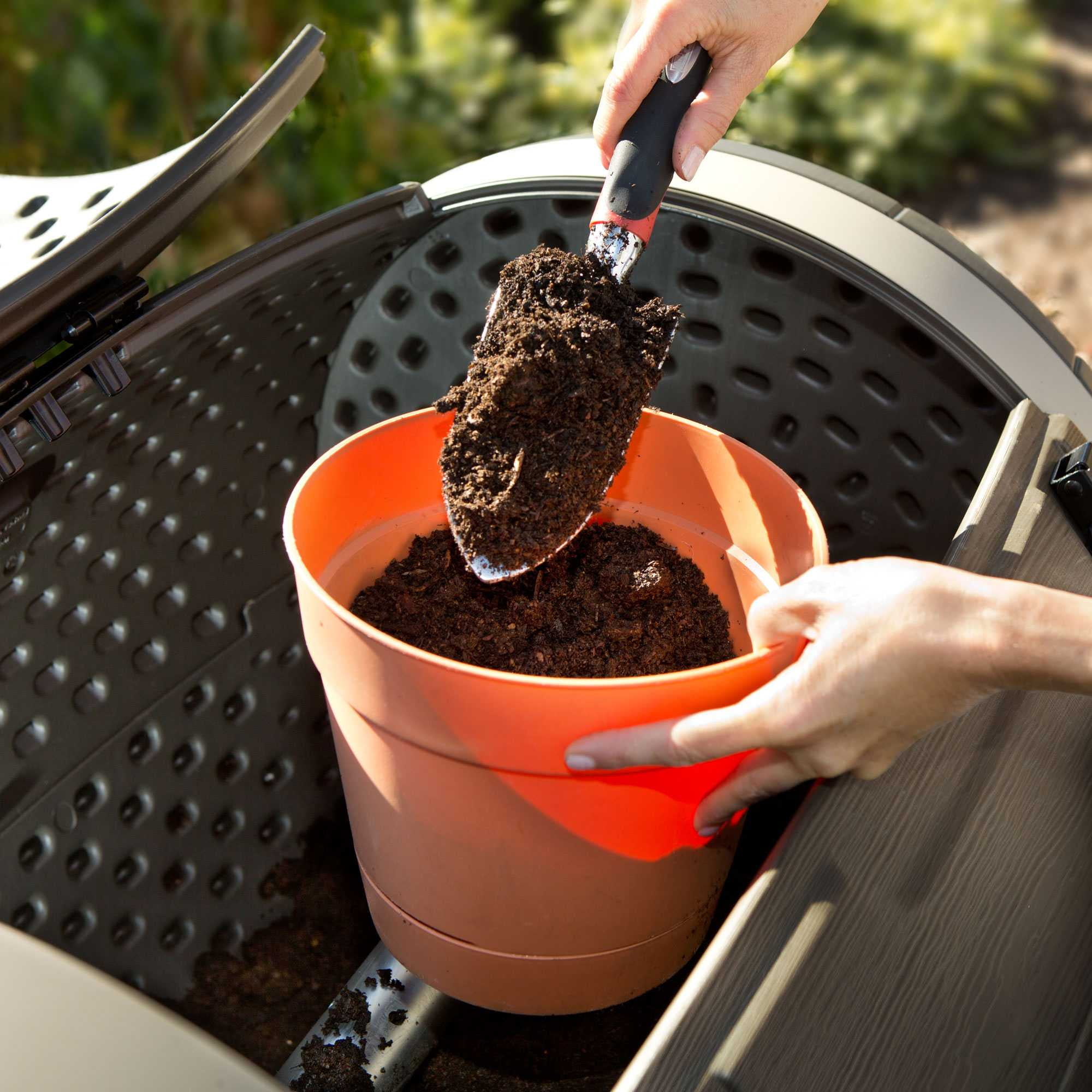 Lifetime Double Bin Rotating Composter (100 gallon), Brown Walmart