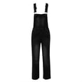 thumbnail image 3 of Women's Adjustable Strap Denim Overalls Baggy Barrel Leg Jean Jumpsuit with Pockets - Casual Fashion for All Occasions, 3 of 4