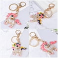 thumbnail image 6 of GOOHOCHY Unicorn Keychain with Rhinestones Charm Cute Glitter Accessories for Girls Backpacks 2PCS, 6 of 7
