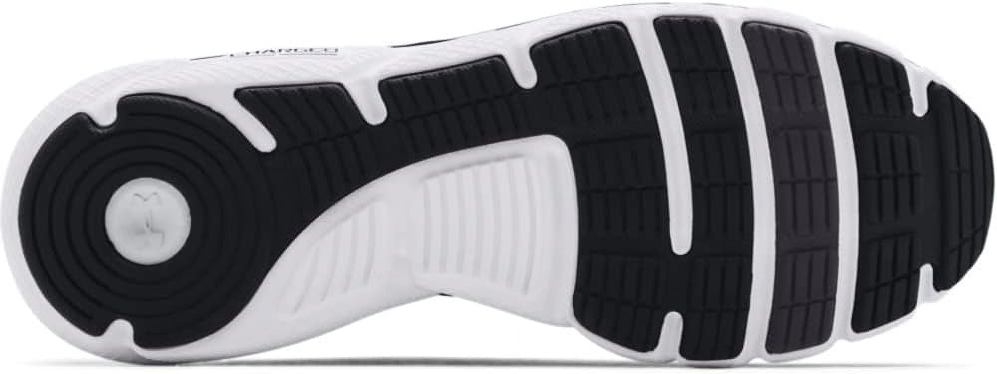Under Armour Men's Lightweight Charged Assert 9 Running Shoes (Black/White, 9.5)