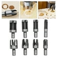 thumbnail image 4 of Wood Plug Cutter, Carbon Steel 8Pcs Robust Industrial Plug Cutter  For Outdoor For Wood, 4 of 8