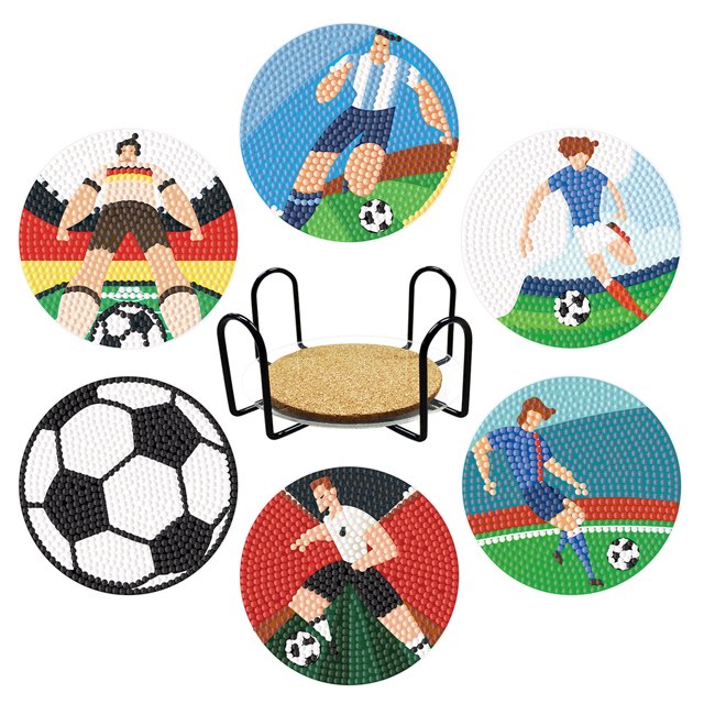 6 unids/set taza cojín 5D DIY especial en forma de taladro antideslizante para arte artesanía suministros Hugtrwg Para estrenar