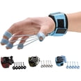 thumbnail image 5 of 1 pieza Azul 40 lb Entrenador de flexión y extensión de dedos Extractor de abducción de rehabilitación Equipo de ejercicio de fuerza de estiramiento Agarre de fuerza de dedo, 5 of 5