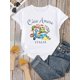 thumbnail image 2 of Ciao Amore Italia Graphic Tee - Black Casual Summer T-Shirt with Italian Town & Lemon Illustration, Soft Cotton Blend, Round Neck, Machine Washable, Perfect Italian Travel Souvenir Gift, Travel Souve, 2 of 7