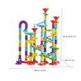thumbnail image 3 of YOPTOP 113 Pieces 3D Marble Run Set Construction Building Blocks STEM Learning Games Early Education for Age 3  Boys & Girls, 3 of 7