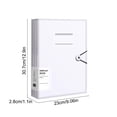 thumbnail image 3 of A4 30 Pockets 60 Sides Expanding Document Folder with Snap Closure Transparent Plastic Envelopes Display Holder, 3 of 6