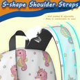 thumbnail image 5 of Unicorn and Seahorse White Pattern 17" Waterproof Oxford School Backpacks for Teens, S-Shape Padded Straps, for School, Travel, Hiking, Camping, 5 of 5