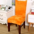 thumbnail image 5 of Velvet Dining Chair Slipcovers,2/4/6 Pcs Stretchy Super Fit Chair Protector Cover Removable Washable Anti-Dust Chair Covers for Dining Room Kitchen Banquet Wedding-4 Pcs-E, 5 of 5