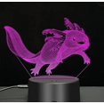 thumbnail image 2 of YSTIAN Axolotl Night Light for Kids Room, 3D Illusion Lamp Axolotl Lights, 16 Colors Crack Base Desk Lamps with Remote Control, Perfect as Birthday Christmas Gifts, Home Decoration, 2 of 6