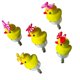 thumbnail image 1 of 5PCS Light Up Duck Theme Hair Clip Styling Accessory Foam Flocking Hair Clip Cartoon Headpiece For Children School Event Multicolor, 1 of 5