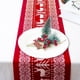 thumbnail image 3 of Camino de mesa navideño de lino, para decoración de mesa navideña, mantel Rec impreso de 270x28cm, 3 of 5