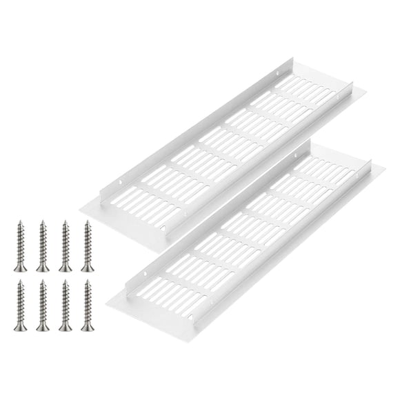 2 rejillas de ventilación para gabinete, accesorio de cubierta, resistente, premium, profesional, resistente, práctico, de aleación de aluminio.
