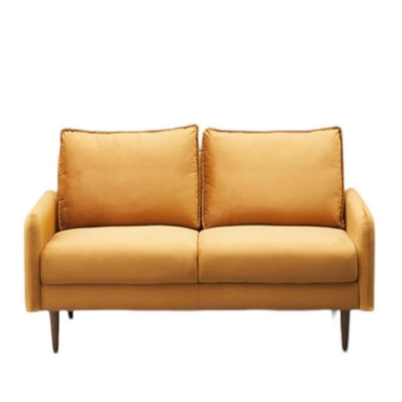 Kingway Furniture Hambrok Velvet Living Room Sofa in Ginger
