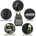 thumbnail image 6 of 24 Pack of Bulk Wholesale 18.5 Inch Multi Pocket Dual Zipper Bungee Cord Laptop Backpacks for Gym, Travel and Commuting in Male Colors Pack, 6 of 6