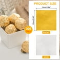 thumbnail image 2 of 300pcs Foil Candy Wrappers, 4 x 4 Inch Chocolate Bar Wrappers, Aluminum Foil Paper (Gold, Glossy Finish), 2 of 6