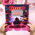 thumbnail image 7 of Valentine’s Day Card with Lights & Music, 3D Pop Up Musical Anniversary Card for Wife Husband Girlfriend Boyfriend, Romantic Drive-In Movie Theater Sweet Greeting Card for Couples, 7 of 7