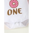 thumbnail image 6 of Coduop Newborn Baby Girls Summer Outfit Set Short Sleeve Romper and Donut Mini Skirt 2Pcs Set, 6 of 9