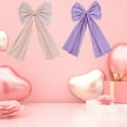 thumbnail image 4 of WMGHA 13x24 Inches Extra Large Christmas Satin Bows Christmas Tree Topper Decorations Giant Xmas Tree Toppers Bows for Home Wreath Wall Holiday Birthday Wedding Engagement Party Decor, 4 of 6