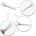 thumbnail image 2 of 50 Pices De Pinces Cheveux Boucls (argent), Pinces Cheveux Boucls Une Seule Dent De 4,5 Cm Avec Pinces Cheveux En Crocodile En Mtal Pour Exten, 2 of 5