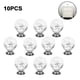 thumbnail image 2 of Whataatahia - Juego de 10 pomos de cristal para armarios, tiradores de cristal con forma de bola agrietada para cajones de tocador, cocina, baño y dormitorio, 2 of 8