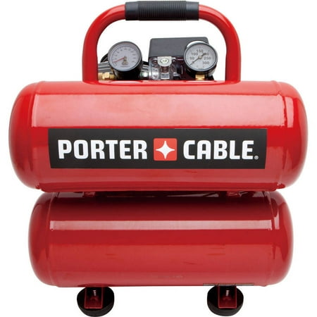 Porter Cable PCFP02040 4-Gallon Stack Tank Electric Air Compressor