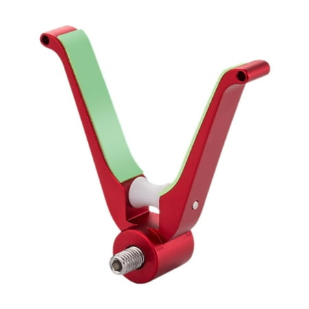 Pitycbo Carp Fishing Rod Rest Head Fishing Pole Rack V Shaped Rod Grips Rest 8mm Thread Red