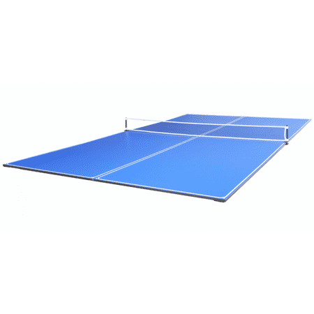 JOOLA Tetra 4-Piece Conversion Table Tennis Top with Ping Pong Net Set, 12mm Surface, Regulation Size 9' x 5', (Ping Pong Top For Pool Table Best)