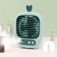 thumbnail image 3 of Sktrjpolfis Bunny Table Fan, 3-Speed Misting Fans, USB Rechargeable Fan for Office Home Use, 3 of 6