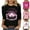 Black, variant on Breast Cancer Shirts for Women Casual Floral Pink Ribbon Graphics Long Sleeve T-Shirt Crew Neck Breast Cancer Awareness Pullover Tops Pink XXXL