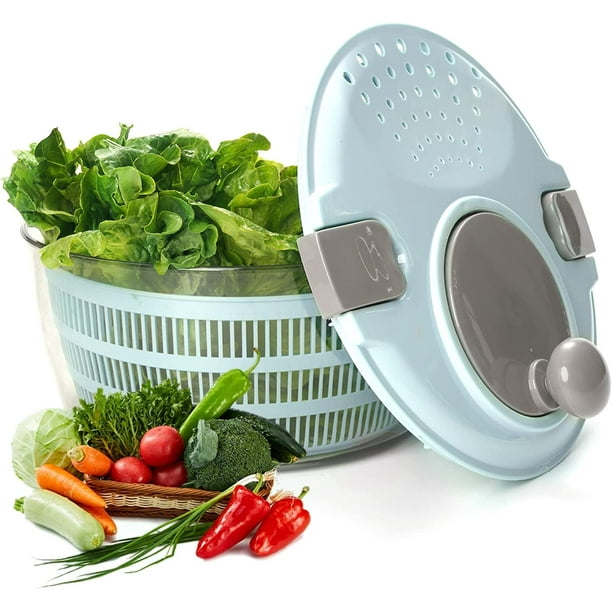 Salad Spinner Large Lettuce Spinner for Vegetable wash, Lettuce Dryer