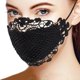thumbnail image 4 of 3 piezas de encaje para mujer, protección lavable para la boca y la nariz, pañuelo transpirable elegante, máscara, pañuelo para el cuello Xemadio LL-1380-1, 4 of 4