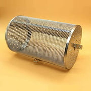 Rotisserie Grill Basket Stainless Steel for Oven Green Coffee Roaster Grinder Maker Filter BBQ Peanut Bean Roasting Machine Mesh (Color : 12x30cm)