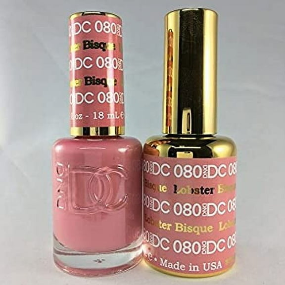 DND - DC Duo Soak off Gel & Matching nail polish - LOBSTER BISQUE #DC080