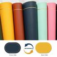 thumbnail image 4 of Ensemble de 4 Napperons en Faux Cuir Double Face Design Ovale Coloré Tapis de Table Imperméables Résistants à la Chaleur Décoration Intérieure, 4 of 5