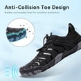thumbnail image 6 of Stepedia Men's Women's Water Shoes Wide BQuick Drying Barefoot Aqua Shoes for Hiking Swimming Surfing Beach, Black, 6 of 7