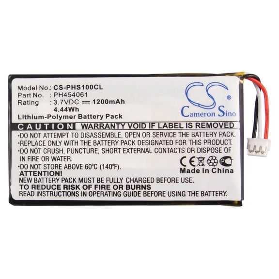1200mAh PH454061 Battery for Philips S10A/38 S10H S10A