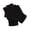Black, variant on Fgnfyis Solid Color Wool Knitted Touchscreen Cycling Half Finger Unisex Writing Gloves for Men Women Mittens Red