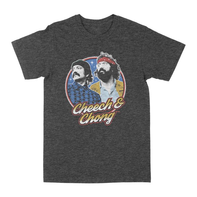 Philcos Cheech and Chong Heather - Gris - Tee-Shirt Foncé