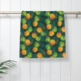 thumbnail image 4 of Sigee Pineapples with Palm Leaves Print Superfine Fiber Towel Soft, Absorbent, Essential for Home and Travel ,Bath Sheets Bathroom Hand Towel 27.5x16 inches, 4 of 8