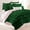 Green, variant on DNG Creations 3 Piece Full Waterfall Duvet Cover with Zipper Closure 800 Threads Count, 100% Egyptian Cotton ( Oversized King - Solid Green )