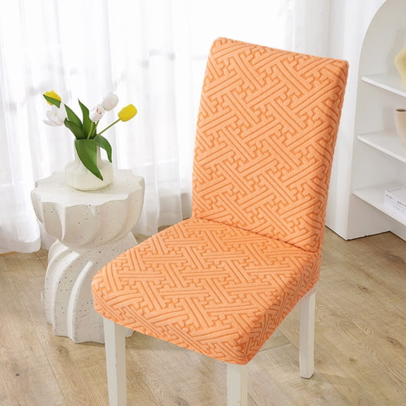 Zhourta Full Stool Covers with Elastic Bands Sturdy Soft Universal Straight Back Dining Chair Covers Full Coverage Stretchable Slipcovers for Kitchen Home Protector
