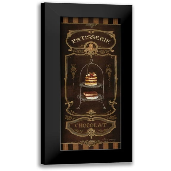 Gladding, Pamela 8x14 Black Modern Framed Museum Art Print Titled - Chocolat
