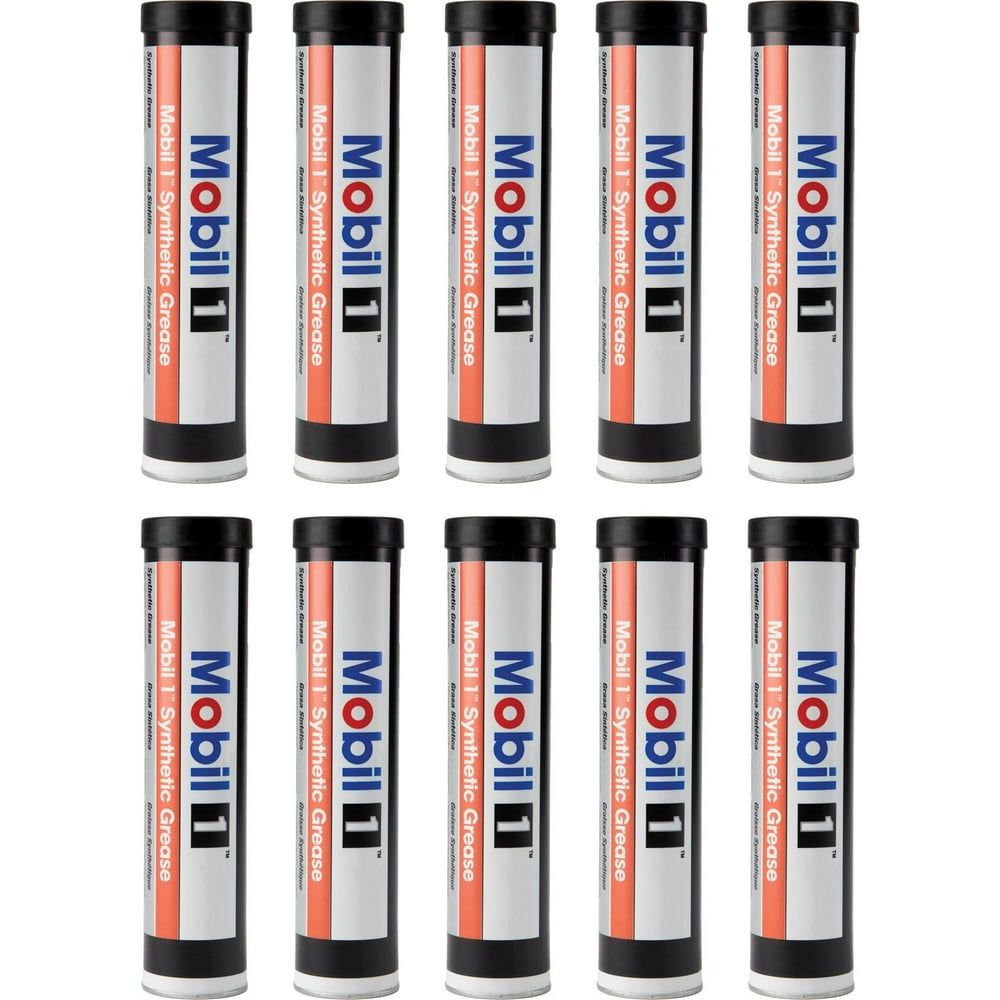 Mobil1 121071 Full Synthetic Grease, Case, 13.4 Oz Tubes