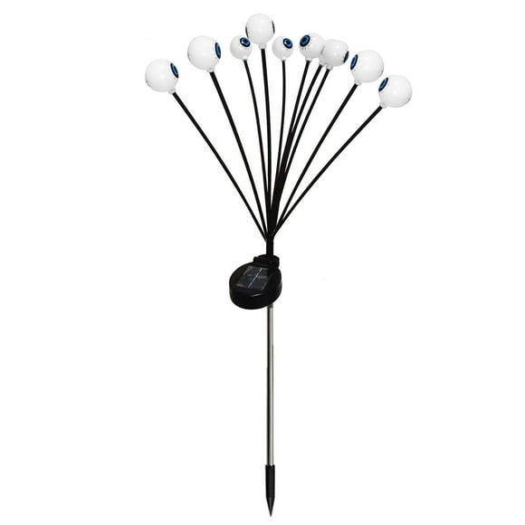TopLLC Halloween Decor Fall Decor New Solar Powered String Eyeball Lamp Halloween Ghost Eye Ground Lamp Outdoor Courtyard Holiday Party Decoration Halloween Party Favor